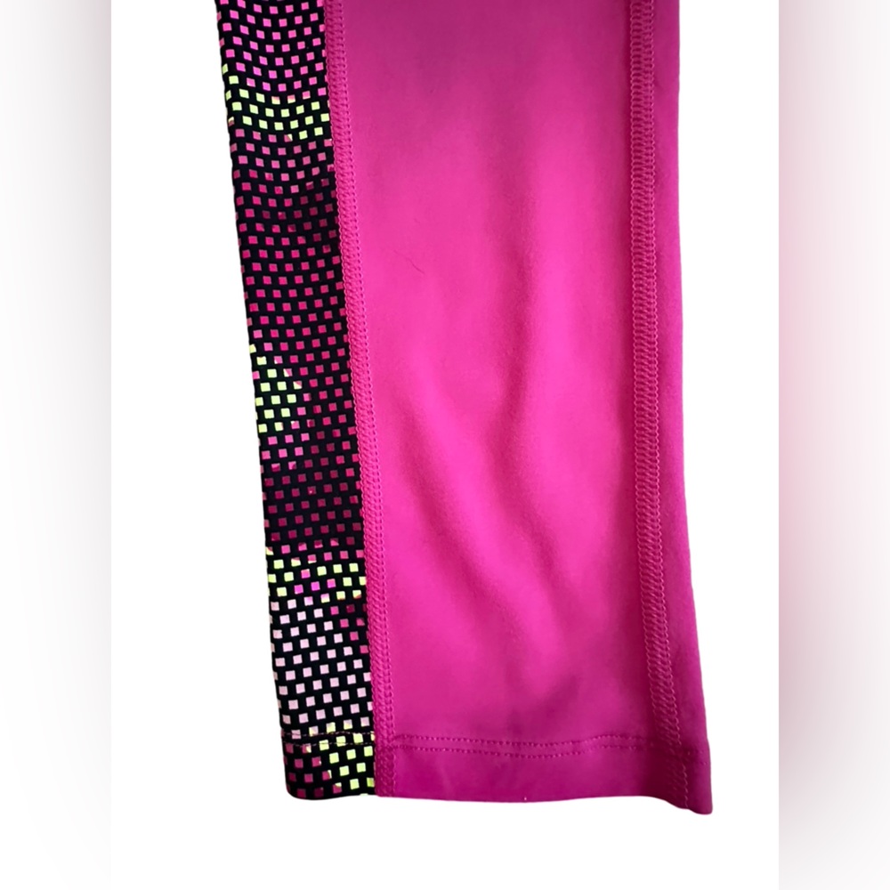 Nike Dri-FIT Capri Pant Activewear Legging Hot Pink/Black Women’s Size Small. - Picture 6 of 16
